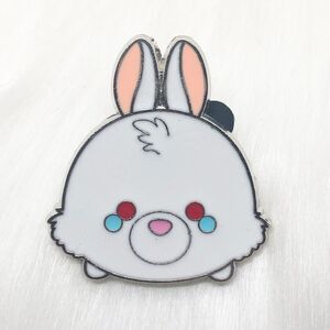 🔮 5/$25 Disney Alice in Wonderland White Rabbit Tsum‎ Tsum Pin